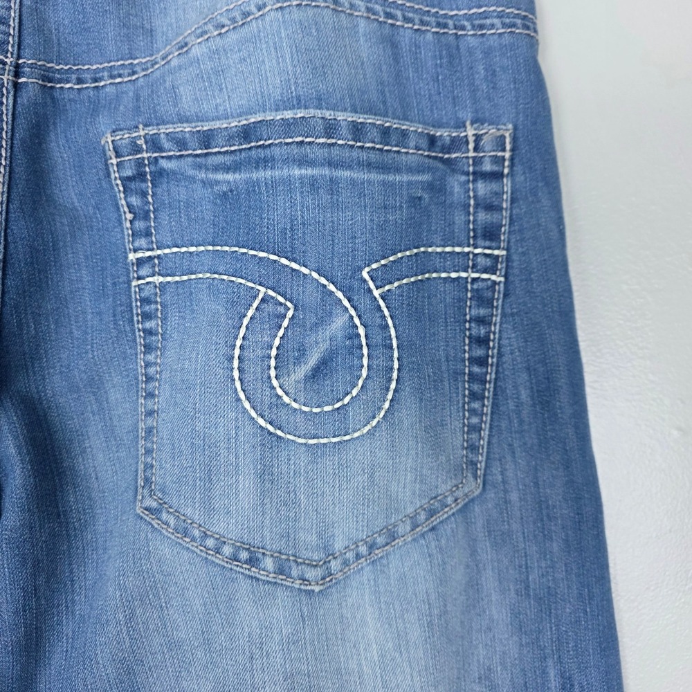 Avirex Jeans Mens 40x31 Relaxed Fit Y2k Denim Light Wash Embroidered Pockets - Picture 6 of 7